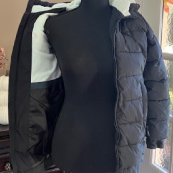 Other - All In Motion Girls Coat Fleece Lining Puffer Jacket M (7-8)